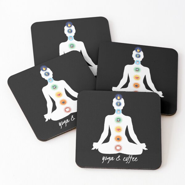 Item preview, Yoga and Coffee Chakra Chart designed and sold by dibeja.