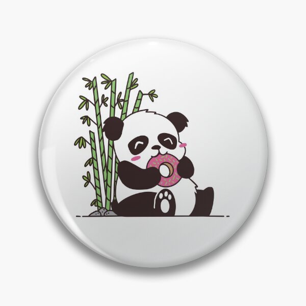 Item preview, Cute Panda Eating Donut designed and sold by Dase23.
