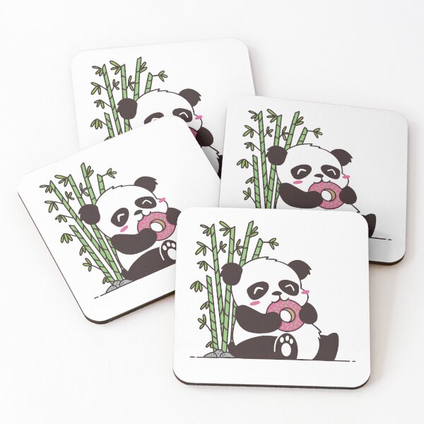 Item preview, Cute Panda Eating Donut designed and sold by Dase23.