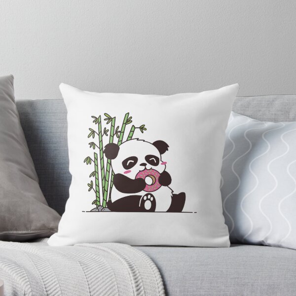 Item preview, Cute Panda Eating Donut designed and sold by Dase23.