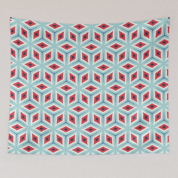Item preview, Americana USA Geometric Series in Red, White and Blue Patriotic Patterns designed and sold by cozycaroline.