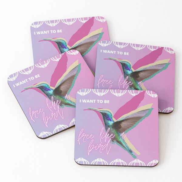 Item preview, I want to be free as a bird Design Pink and Purple designed and sold by SallieArcher.