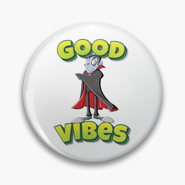 Item preview, Good Vibes Vampire Cartoon designed and sold by FiveNiches.