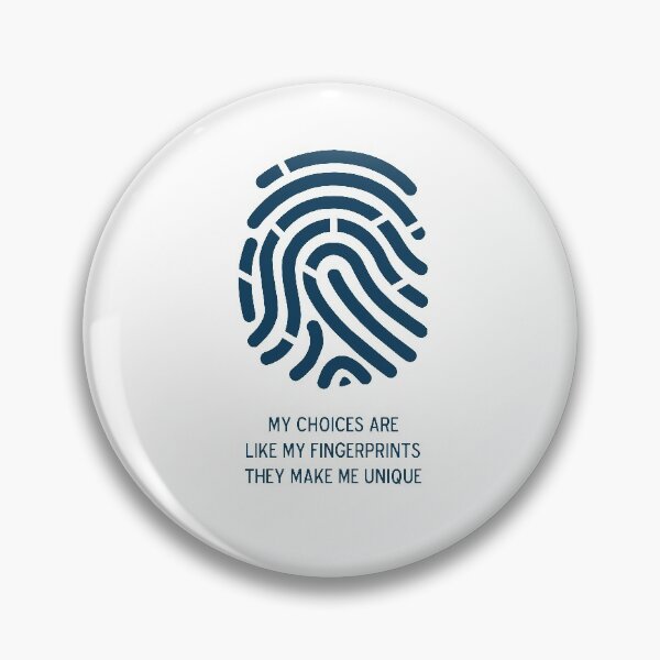 Item preview, CHOICES LIKE FINGERPRINTS designed and sold by GracePrintShop.