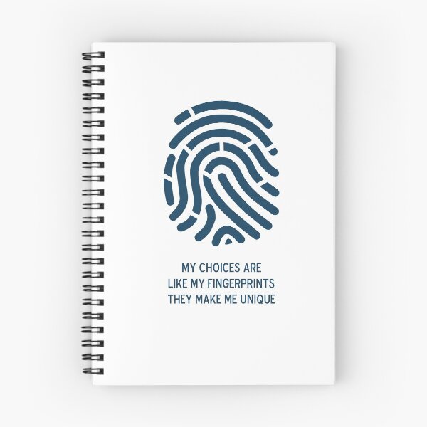 Item preview, CHOICES LIKE FINGERPRINTS designed and sold by GracePrintShop.