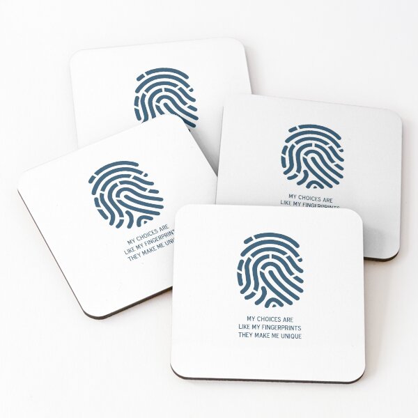 Item preview, CHOICES LIKE FINGERPRINTS designed and sold by GracePrintShop.