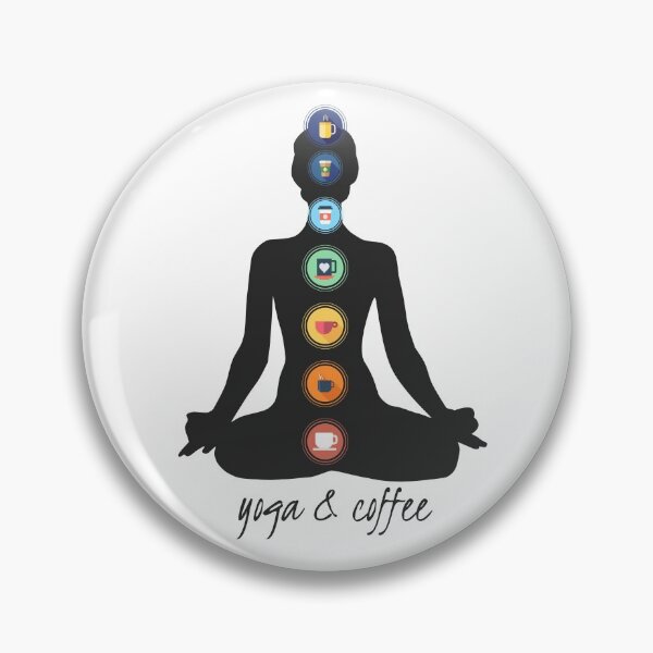 Item preview, Yoga and Coffee Chakra Chart designed and sold by dibeja.