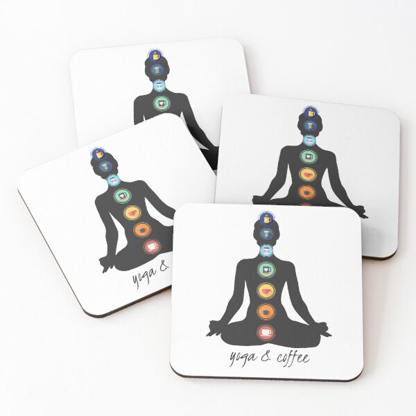 Item preview, Yoga and Coffee Chakra Chart designed and sold by dibeja.
