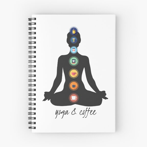Item preview, Yoga and Coffee Chakra Chart designed and sold by dibeja.