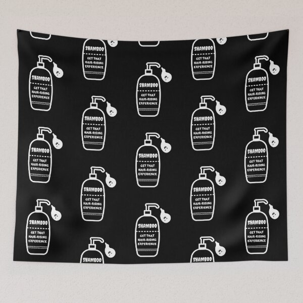 Item preview, Shamboo Funny Halloween Design, Ghost Boo Coming Out of Shampoo bottle, Get that Hair-Rising Experience designed and sold by subtleday.