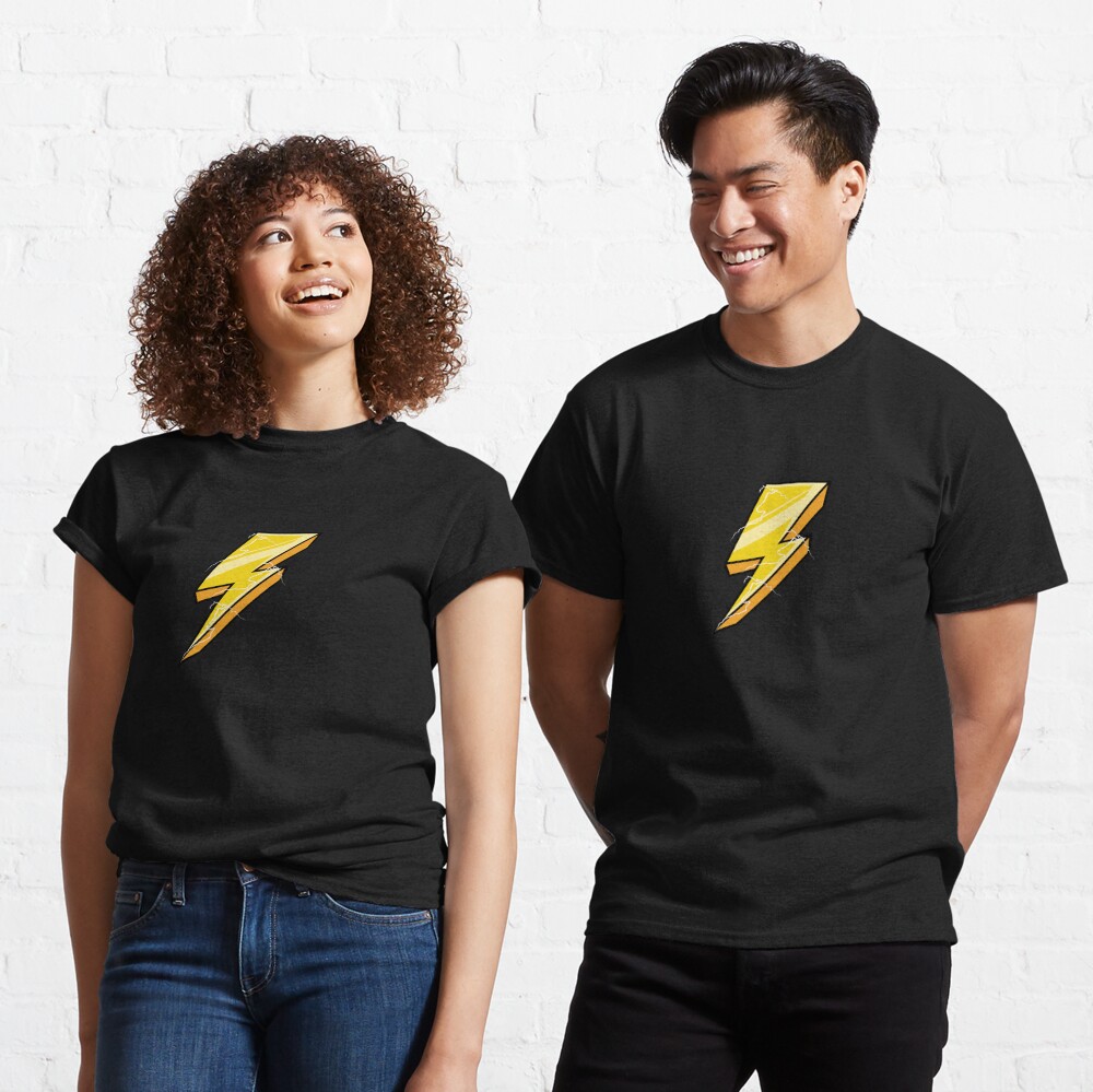 Yellow Lightining Bolt Classic T-Shirt