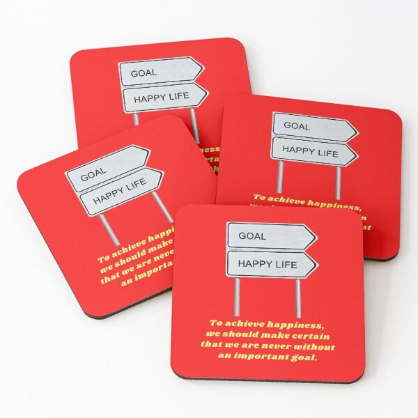 Item preview, To achieve happiness, you are never without an important goal. designed and sold by superbtshirts.