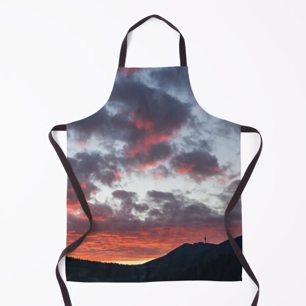 Item preview, Big Sky Country - Rhodope Mountains Sunup with Snezhanka Snow White TV Tower designed and sold by Georgia Mizuleva.
