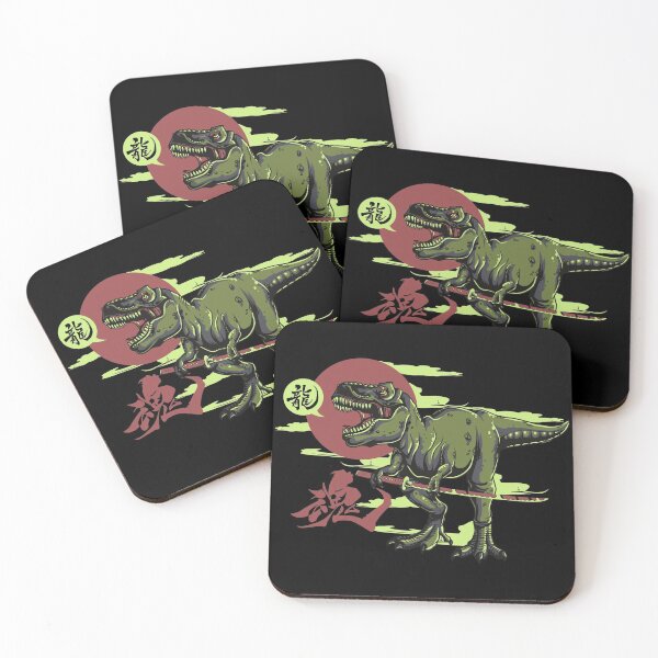 Item preview, Dinosaur samurai sticker designed and sold by Cats26 Store .