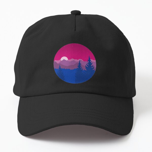 Artikel-Vorschau von Dezente Bisexuelle Pride Flag Berglandschaft, designt und verkauft von AmethystArtwork.