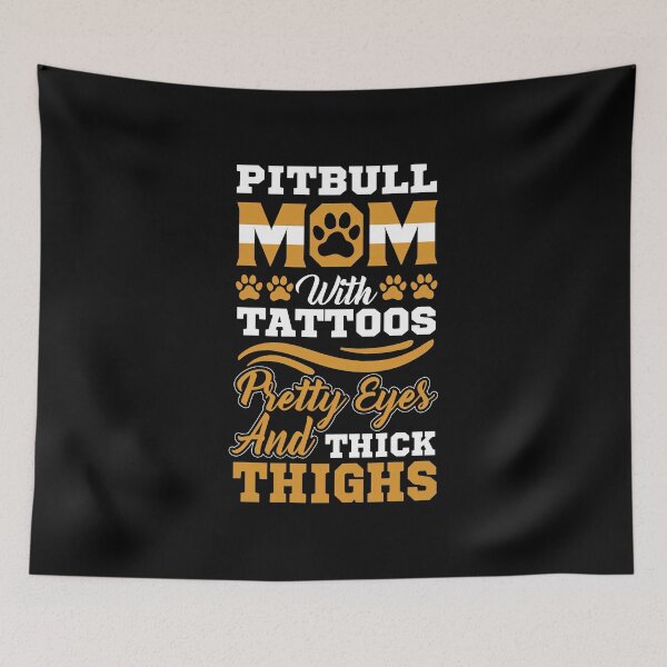 Item preview, Pitbull Mom, Pitbull Dog Mom, Dog Mom designed and sold by graphic-genie.