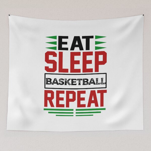 Item preview, Eat. Sleep. Basketball. Repeat. (Light) designed and sold by the-krisney-way.