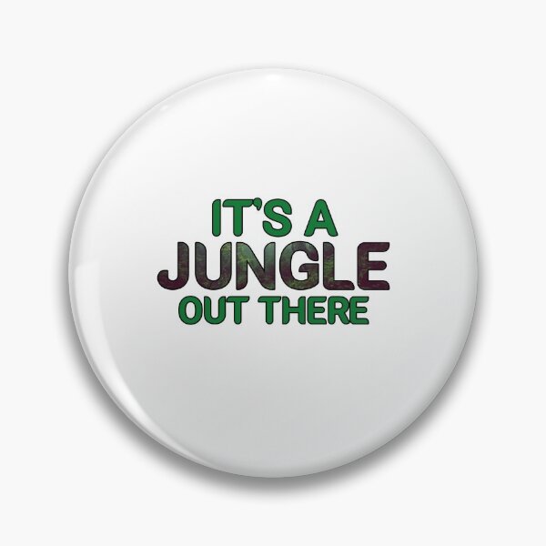 Item preview, It's a jungle out there monk designed and sold by Mr Wolf.