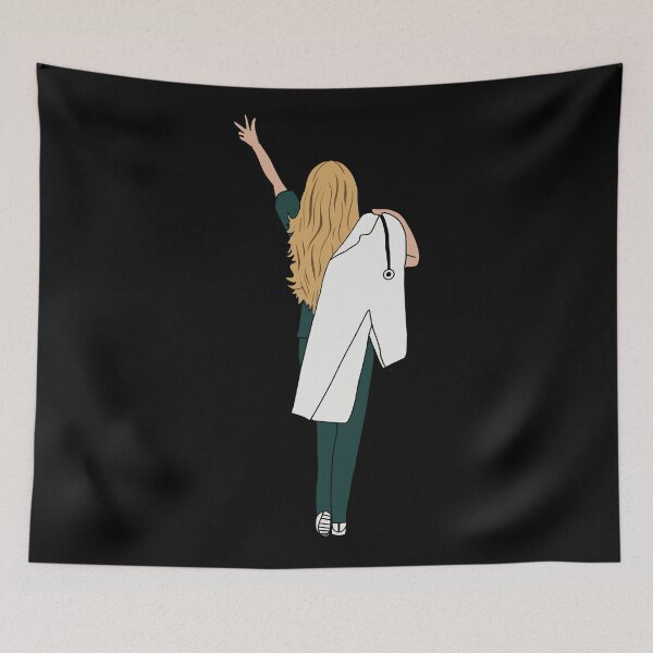 Item preview, Graduation white coat steth love designed and sold by Mermaidssparkle.