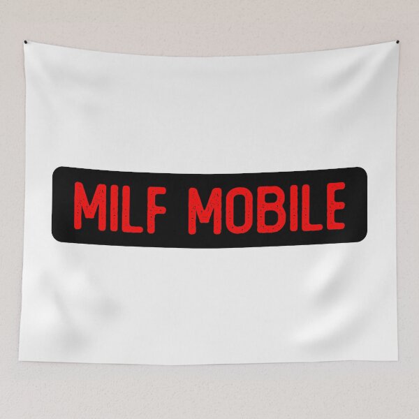 Item preview, Milf Mobile Funny Bumper designed and sold by Sour Soul.