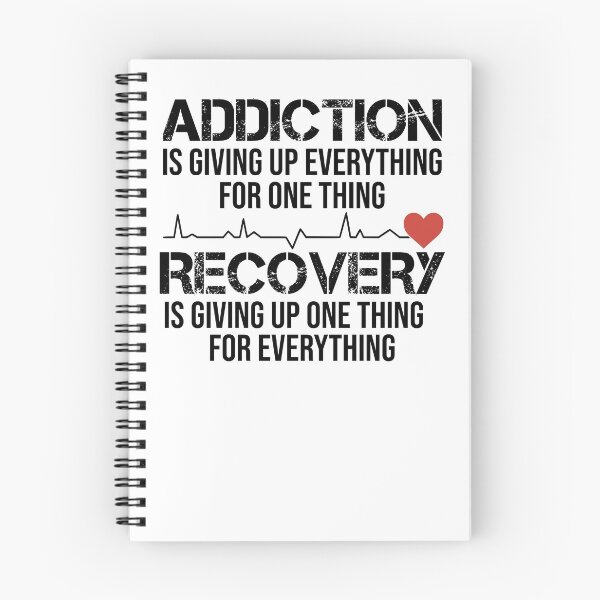 Item preview, Addiction VS Recovery AA NA Heartbeat for a Clean Sober Life designed and sold by T-ShirtJohn.
