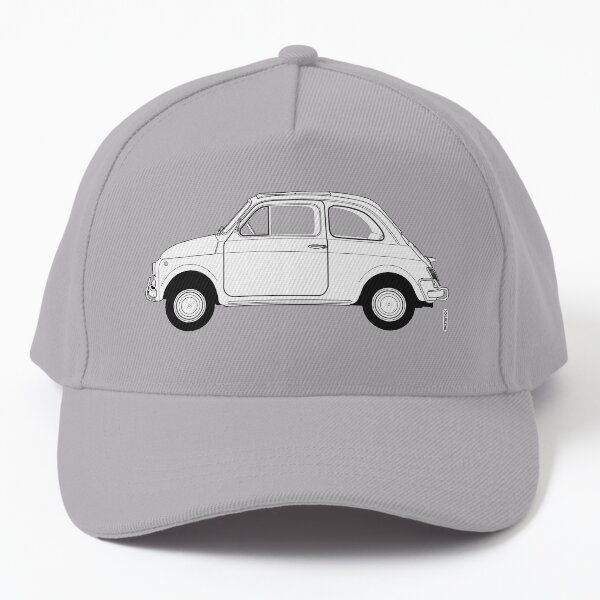Fiat 500 Vintage Car Baseball Cap