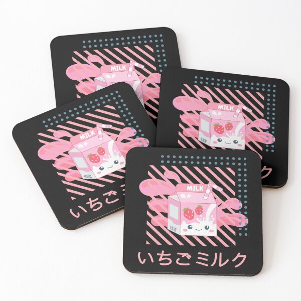 Item preview, Kawaii Strawberry Milk Ichigo Miruku  designed and sold by AKawaiiPastels.