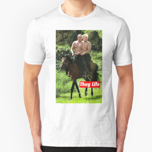 Gangster Leben Slim Fit T-Shirt