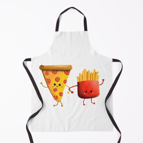 Item preview, Cute pizza and fries design  designed and sold by MariseGallery.