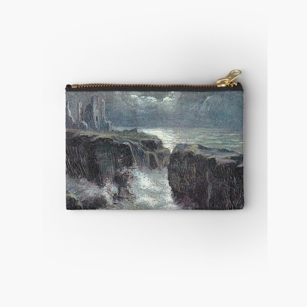 Item preview, Vintage Illustration of Moonlit Castle Sinclair, Girnigoe, Caithness designed and sold by yourscotland.
