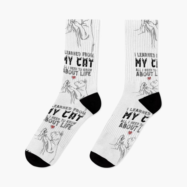 Item preview, All I Need To Know About Life I Learned From My Cat designed and sold by Mriganka Gogoi.