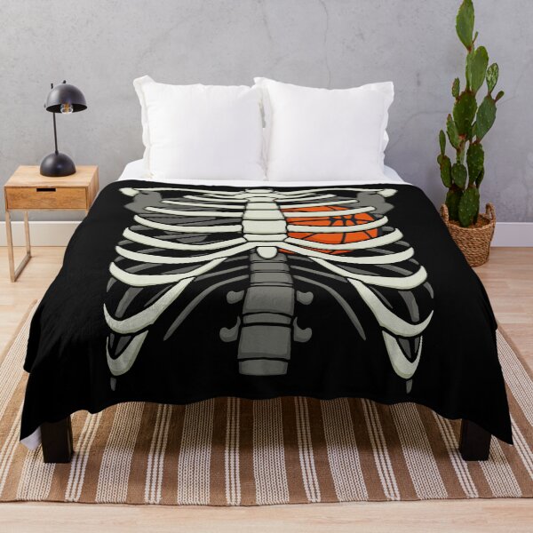 Item preview, Ribcage Halloween Basketball Player Skeleton Ball Heart designed and sold by GrandeDuc.