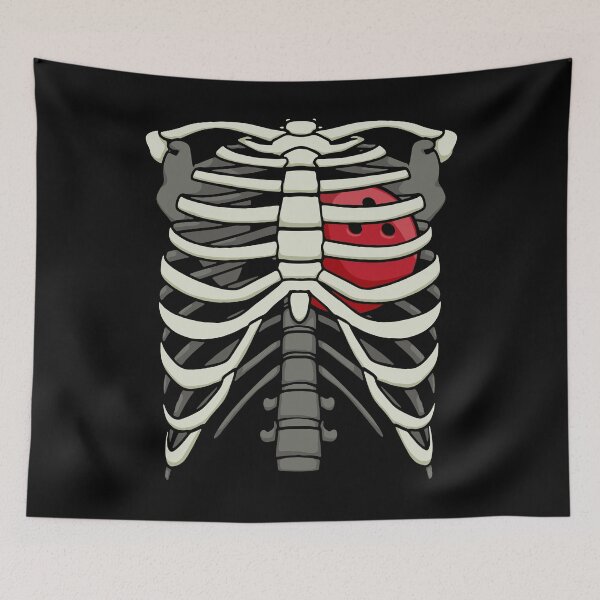 Item preview, Ribcage Halloween Bowling Bowler Skeleton Ball Heart designed and sold by GrandeDuc.