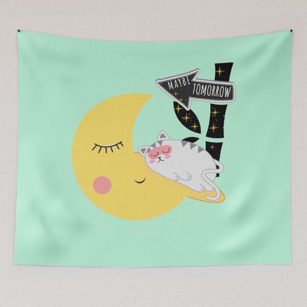 Item preview, Maybe Tomorrow, Gravy Cat Man designed and sold by idesignbyJiras.