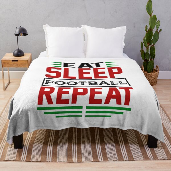 Item preview, Eat. Sleep. Football. Repeat. (Light) designed and sold by the-krisney-way.