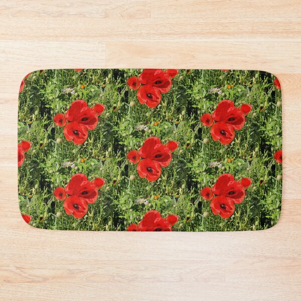 Item preview, Bright red poppies in Flanders' Fields designed and sold by wineandwords.