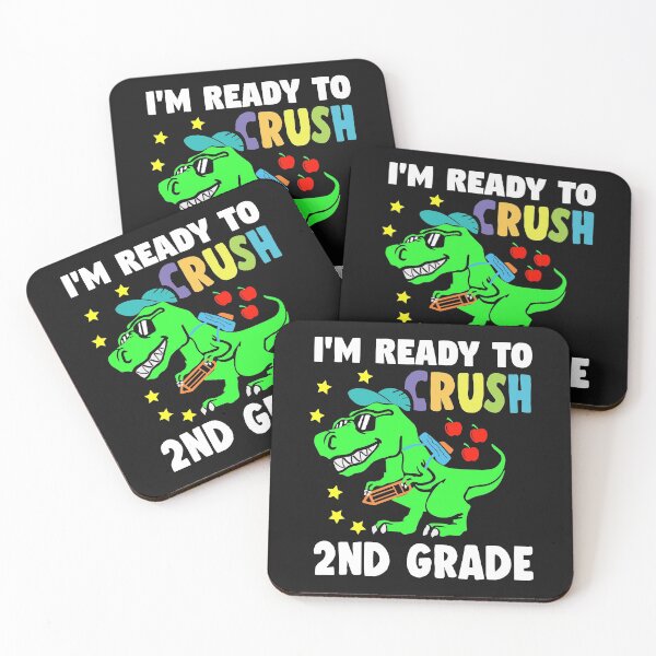 Item preview,  i'm Ready To Crush 2nd grade Dinosaur Back to school designed and sold by binly123.