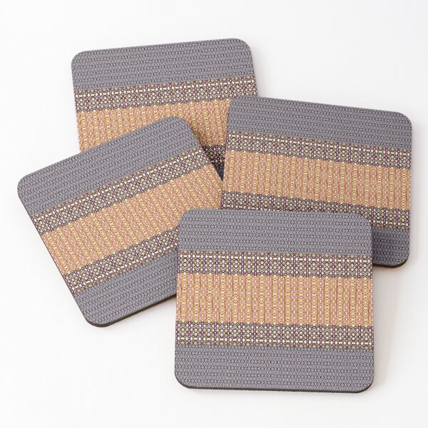 Item preview, Abstract Civilization Seamless Patters Colors with Straight, Triangles, Pentagon Lines designed and sold by ROSEFOLD.