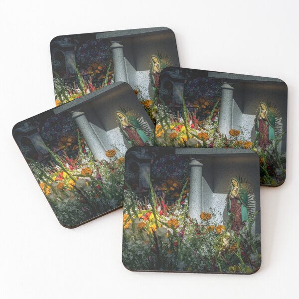 Item preview, Virgin Mary Among Her Flowers designed and sold by Cat Calhoun.