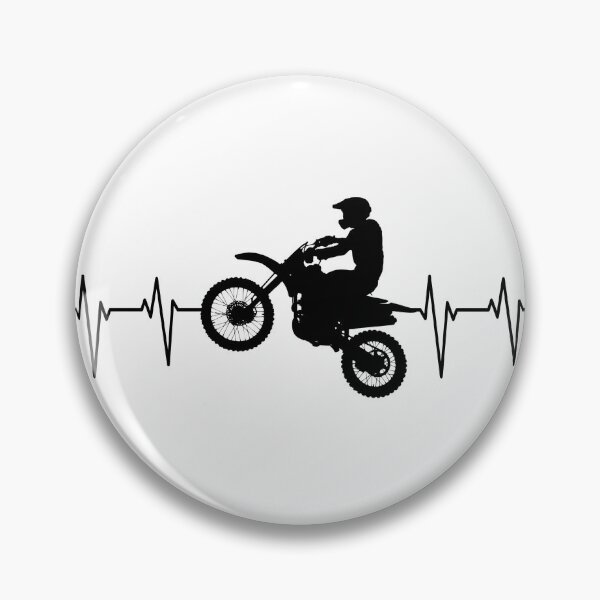 Item preview, Dirt bike heartbeat - Dirt Bike Jump Heartbeat Pulse designed and sold by T2oodle.