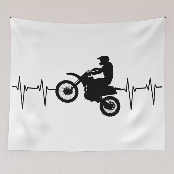 Item preview, Dirt bike heartbeat - Dirt Bike Jump Heartbeat Pulse designed and sold by T2oodle.