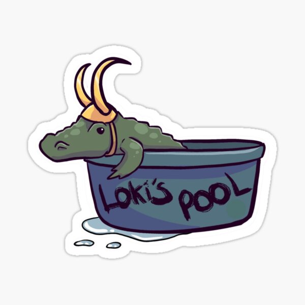 Artikel-Vorschau von Croki - Lokis Pool, designt und verkauft von Rationalitees.