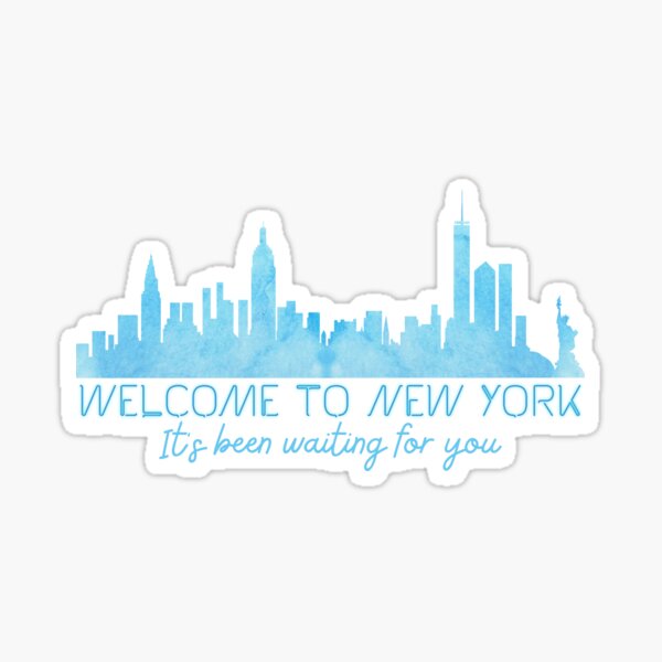 Welcome to New York Taylor Swift Sticker