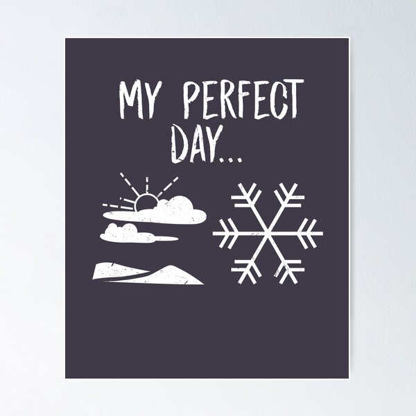 Item preview, My Perfect Day Sky And Snow Flakes For Winter designed and sold by Tom2468.
