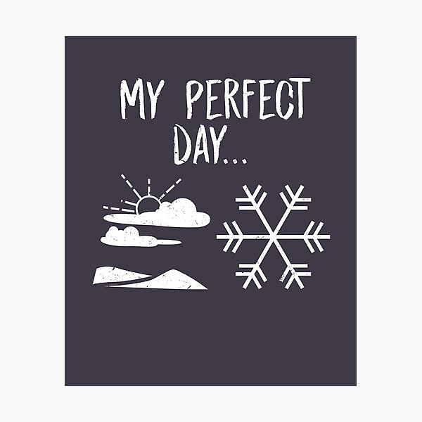 Item preview, My Perfect Day Sky And Snow Flakes For Winter designed and sold by Tom2468.