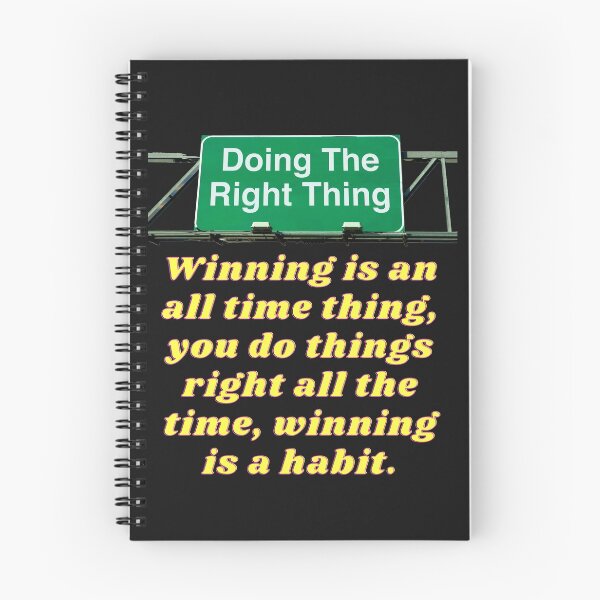 Item preview, Do things right all the time, winning is a habit. designed and sold by superbtshirts.