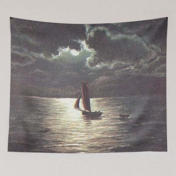 Item preview, Vintage Illustration of Moonlit Firth of Clyde designed and sold by yourscotland.