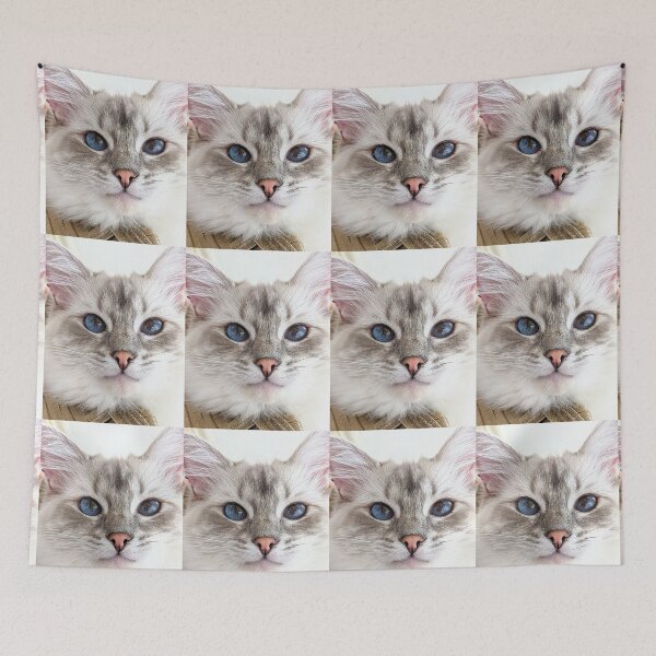 Item preview, Saoirse the lynx ragdoll cat designed and sold by Fluffycat2020.