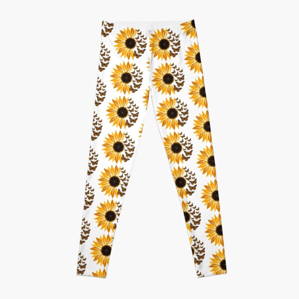 Sunflower Borzoi - Leggings with pockets — Art by Ashley Cirimeli