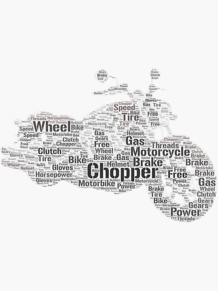 "Word Chopper" Sticker by Paws Redbubble